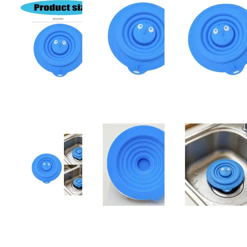 

Powerful Silicone Sink Drain Plunger Suction Bathtub Drain Stopper Enduring D2RD