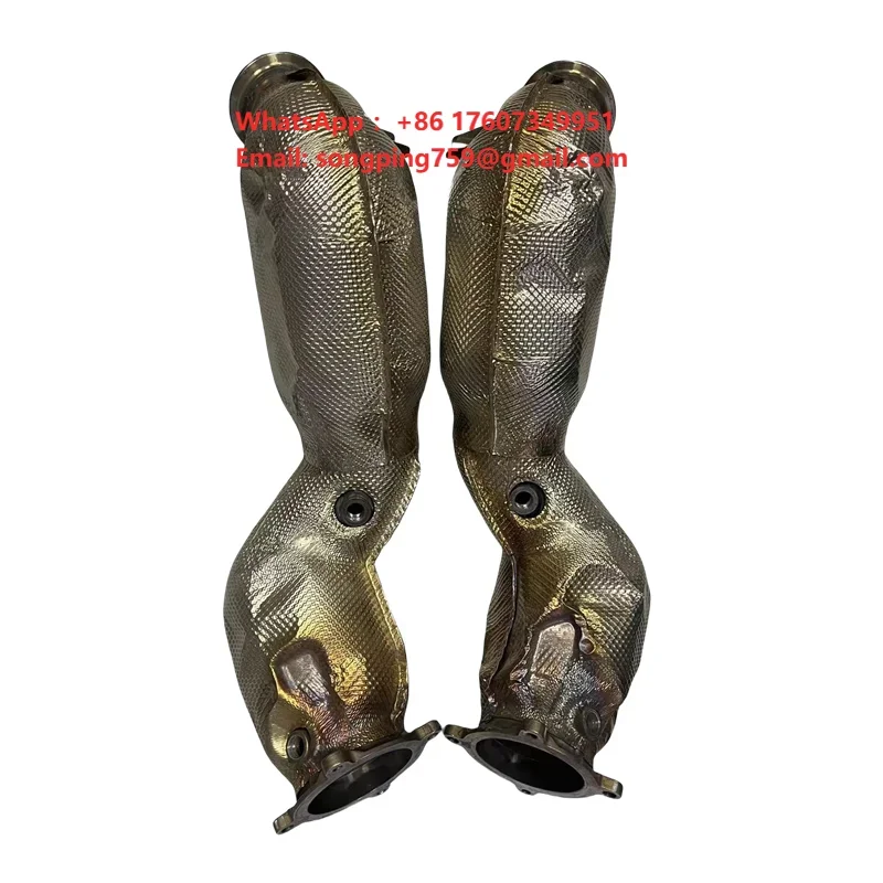 Exhaust System Catalytic Converter,Three-way Catalysis for Mclaren 720S,Senna,14HA042CP,14HA044CP