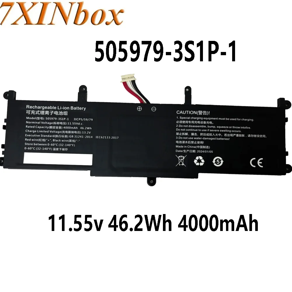 7XINbox 505979-3S1P-1 11.55v 46.2Wh 4000mAh Laptop Battery for Chuwi for CoreBook X 14 CWI529