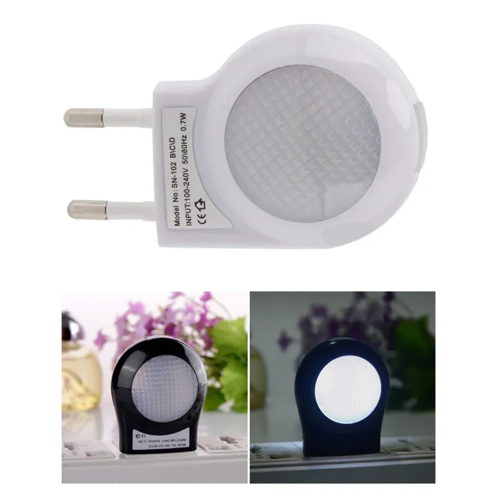 Mini Auto Night Lamp Wall Lamp for Baby Kids Bedroom EU Plug Mini Led Light Switch Socket Snail Night Light Sensor Control Light