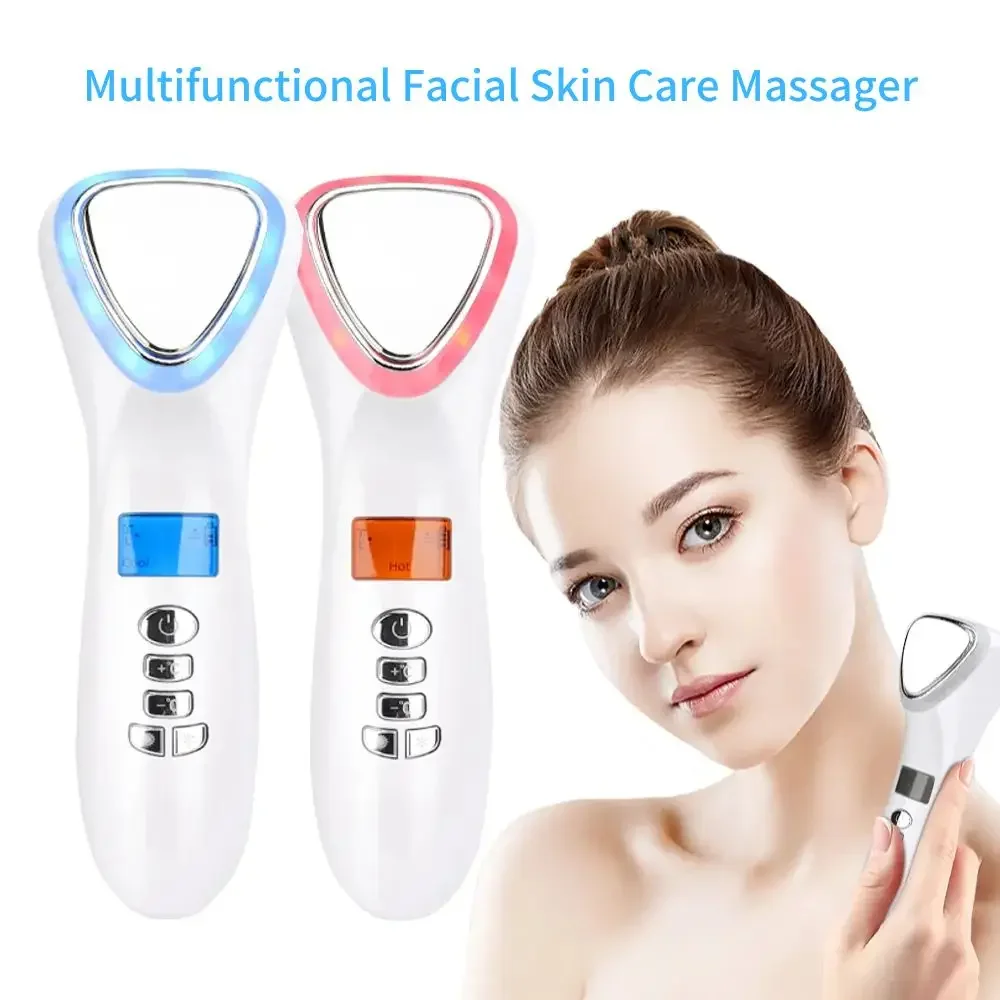 

IPL Facial Hot & Cold Introduction Device Lifting Firming Face Beauty Photon Rejuvenation Beauty Tool for Home Use Deep Cleaning