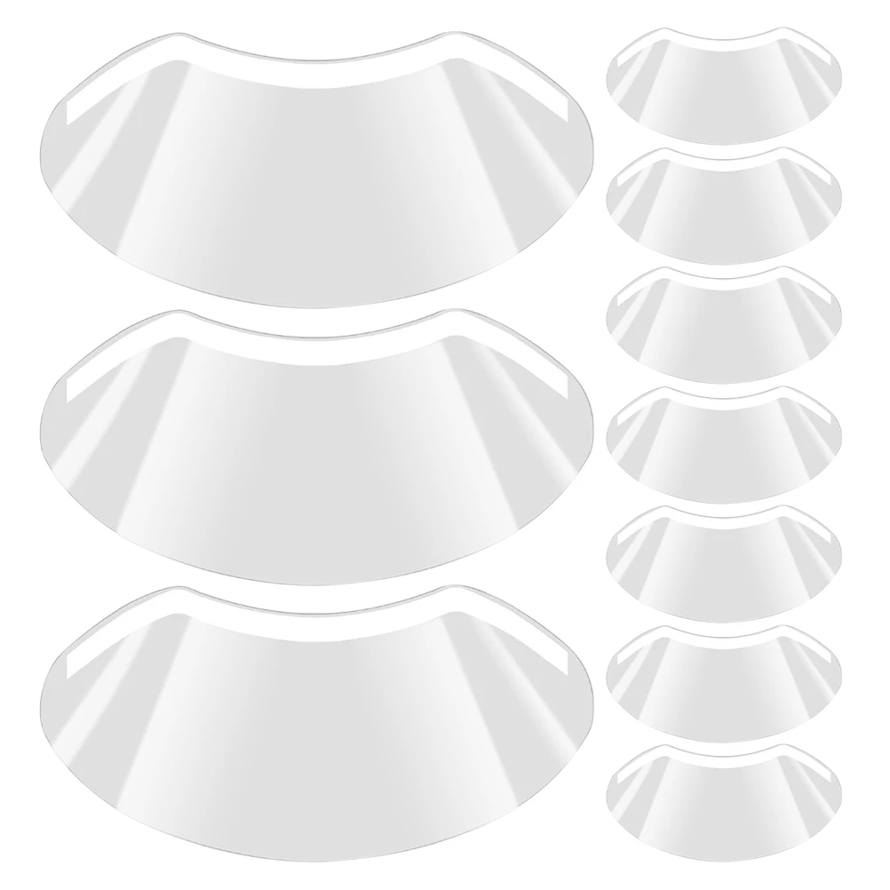 

100pcs Transparent Hair cutting Comfortable Non deformable Impact resistant lasting Shower Visor for Haircut