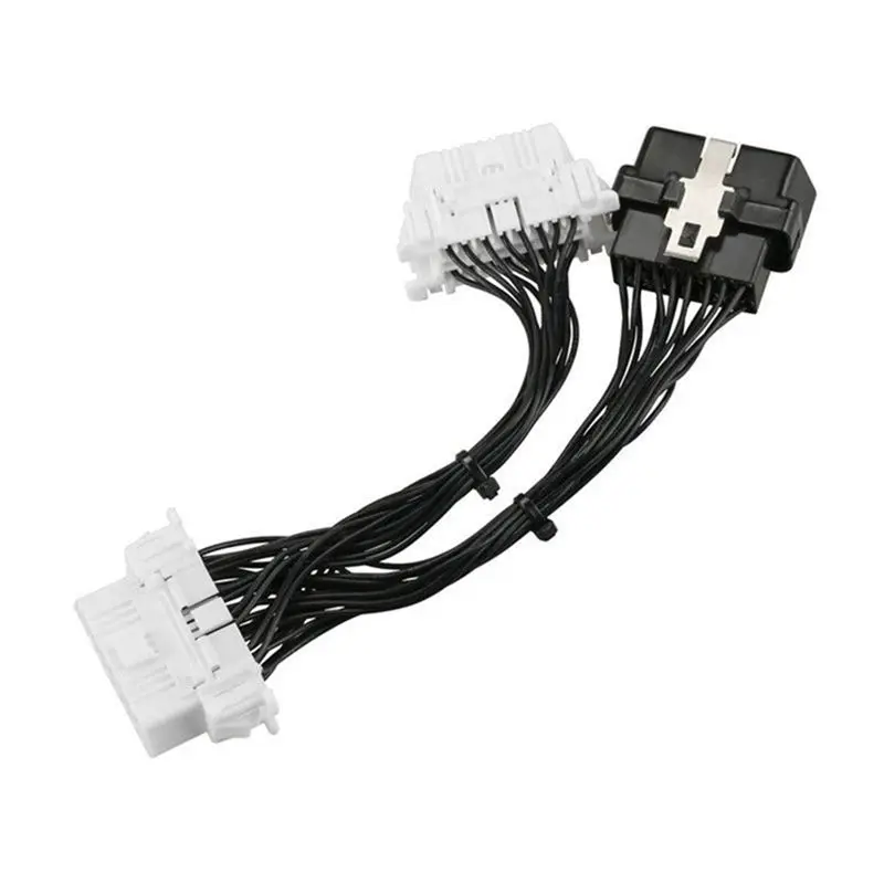 【Price Drop !!】-16 Pin OBD2 Obdii OBD2 Splitter Extension Cable One Male To Two Female Y Cable OBD2 Splitter Extension Cable