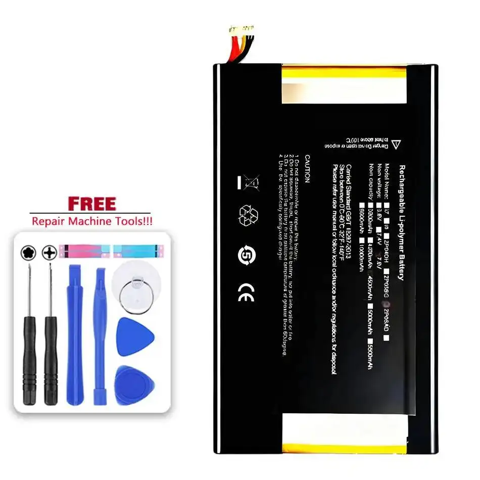 

Аккумулятор для Alldocube Iplay M5 20 для Cube IWORK10 Knote Power Thinker 5 Tablet PC Pro T1006-3280185 (2 провода) 4200-12000 мАч