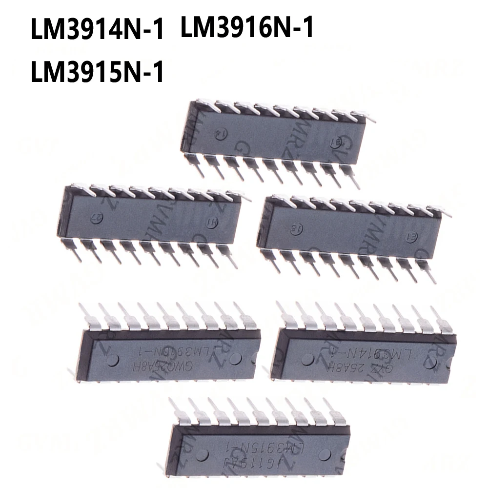5/10PCS DIP-18 LM3914N-1 LM3915N-1 LM3916N-1 DIP LM3914N LM3915N LM3916N DIP18 LM3914 LM3915 LM3916 DIP-18