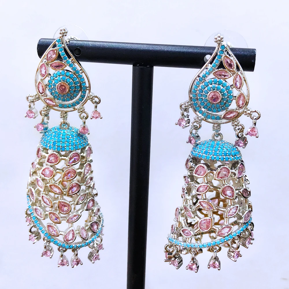 

Missvikki Original Fashion Trendy Earrings High Quality Cubic Zirconia Stones Jewelry for Women Girl Daily Party Best Gift