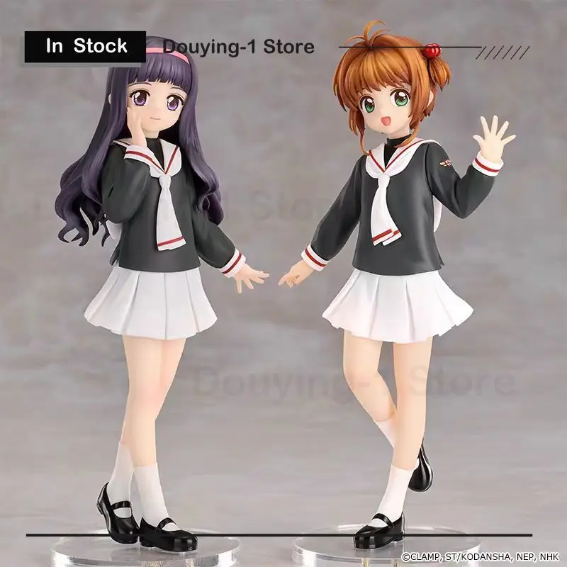 En stock Original GSC Pop up CLEAR CARD KINOMOTO SAKURA Uniforme escolar Ver. Figura de acción Figura de anime