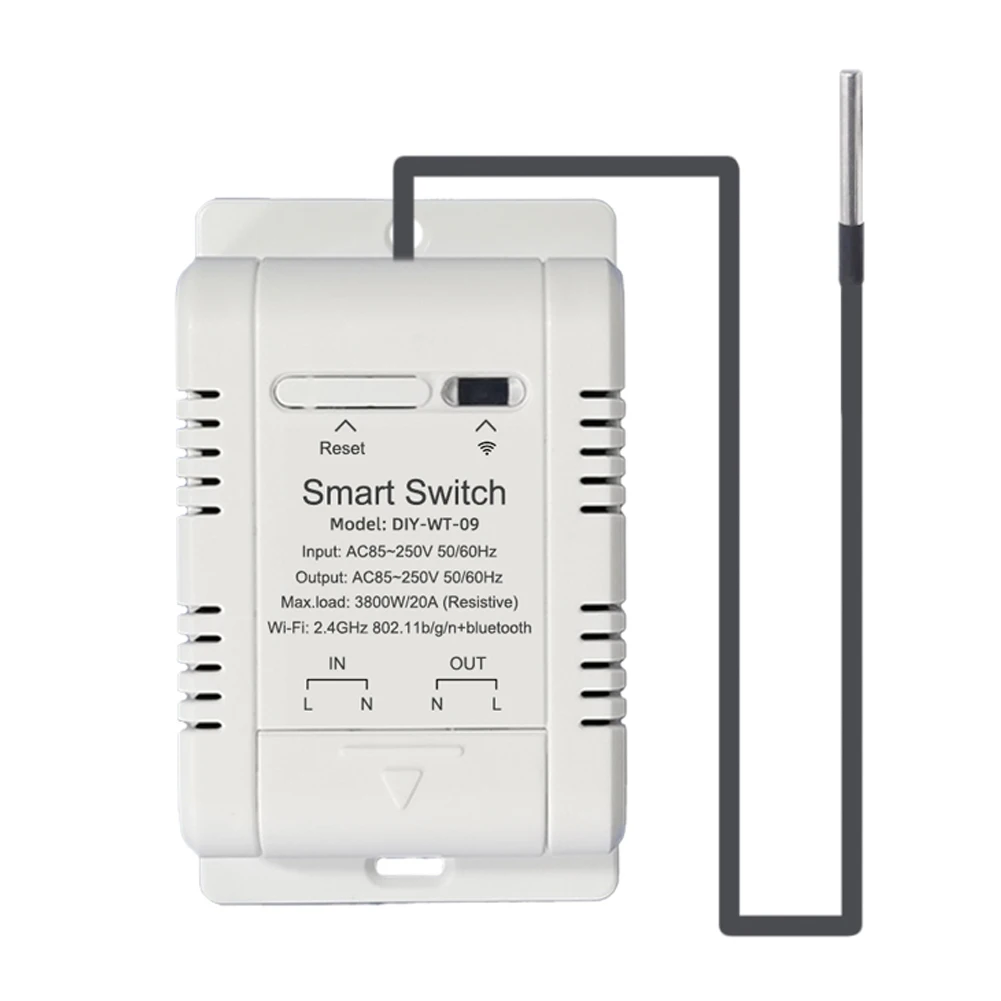 Ewelink WiFi Temperature  Mobilephone APP Control with Data Statistics Support IFTTT Automation Scenarios Function Compatible