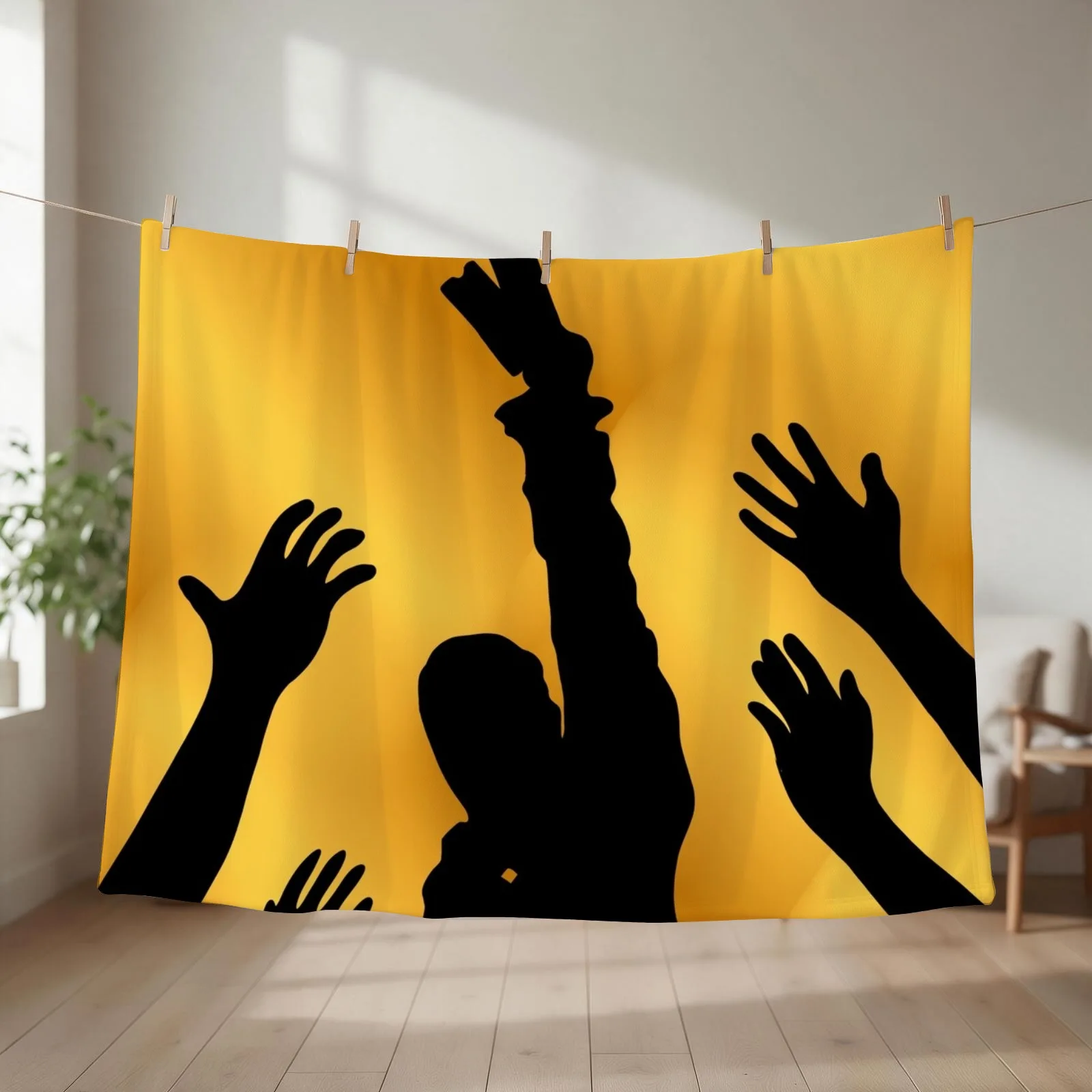 Hamilton Throw Blanket couch cozy soft plush fuzzy picnic outdoor blanket