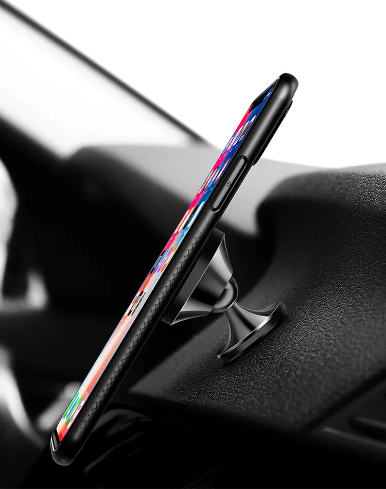 لوحة معدنية رفيعة للغاية تدعم الشحن اللاسلكي، حامل مغناطيسي عالمي للسيارة، لوح حديد للهاتف المحمول