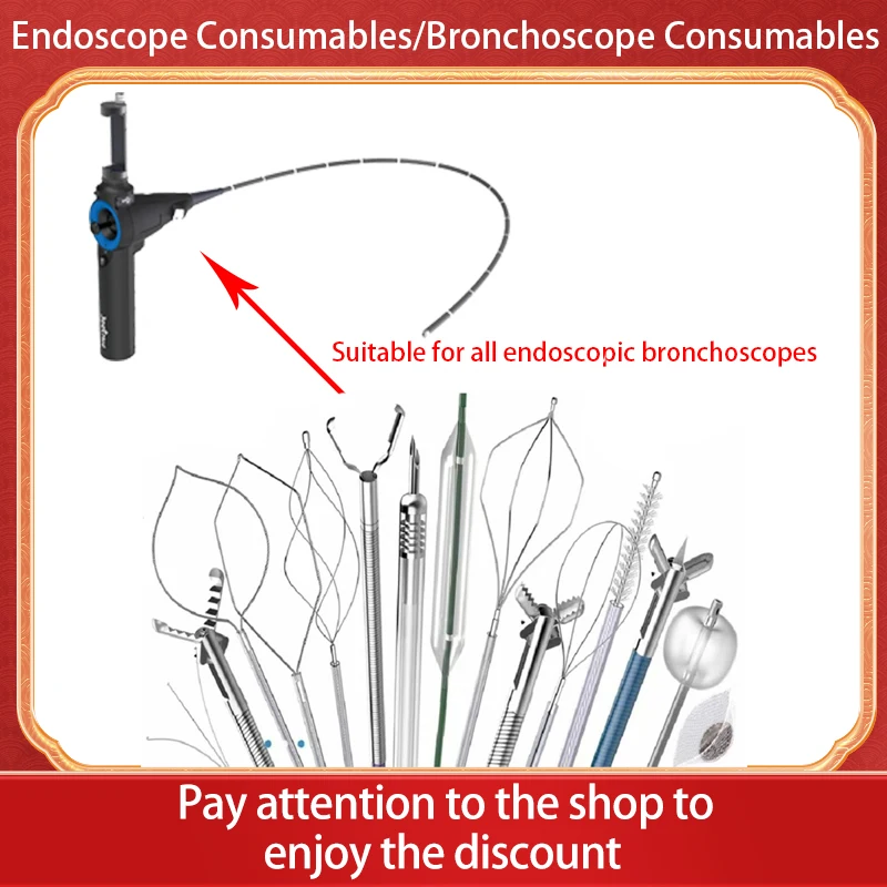 Endoscope consumables/bronchoscope consumables: various types of foreign body forceps/biopsy forceps, cell brush, mouth bite