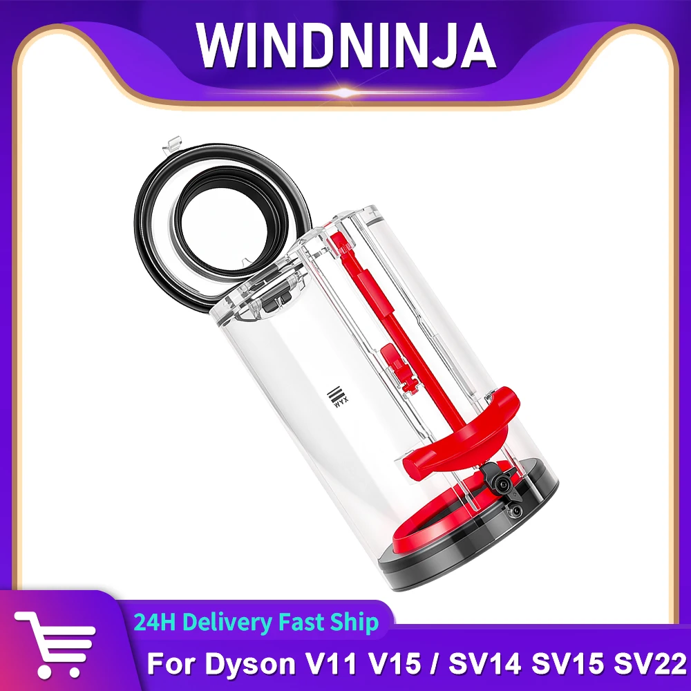 Großer Staubbehälter für Dyson V11 V15 / SV14 SV15 SV22 US-Version Staubsauger Ersatzteil Behälter/Staubeimer Zubehör