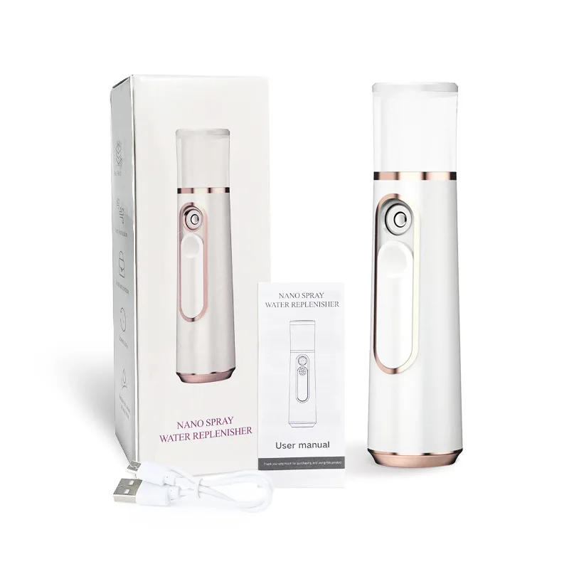 USB Mist Facial Sprayer Humidifier Rechargeable Nebulizer Face Steamer Moisturizing Beauty Instruments Face Skin Care Tools