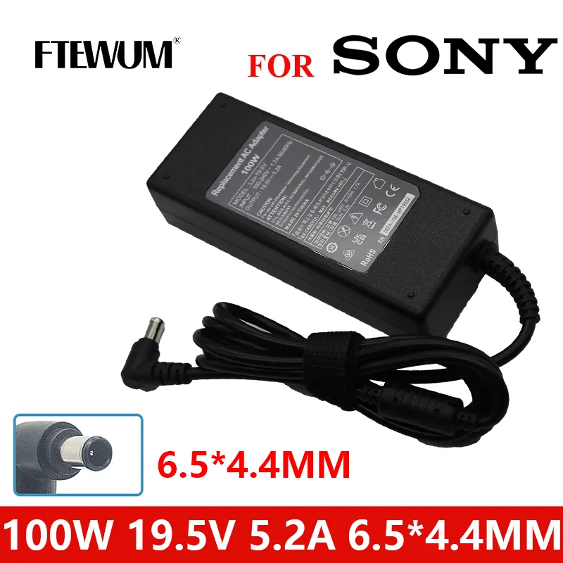 

laptop adapter 19.5V 5.2A 100W 6.5*4.4mm Charger AC For Sony KDL-43W800C KDL-42W706B KDL-43W809C KDL-43W755C KDL42W706B