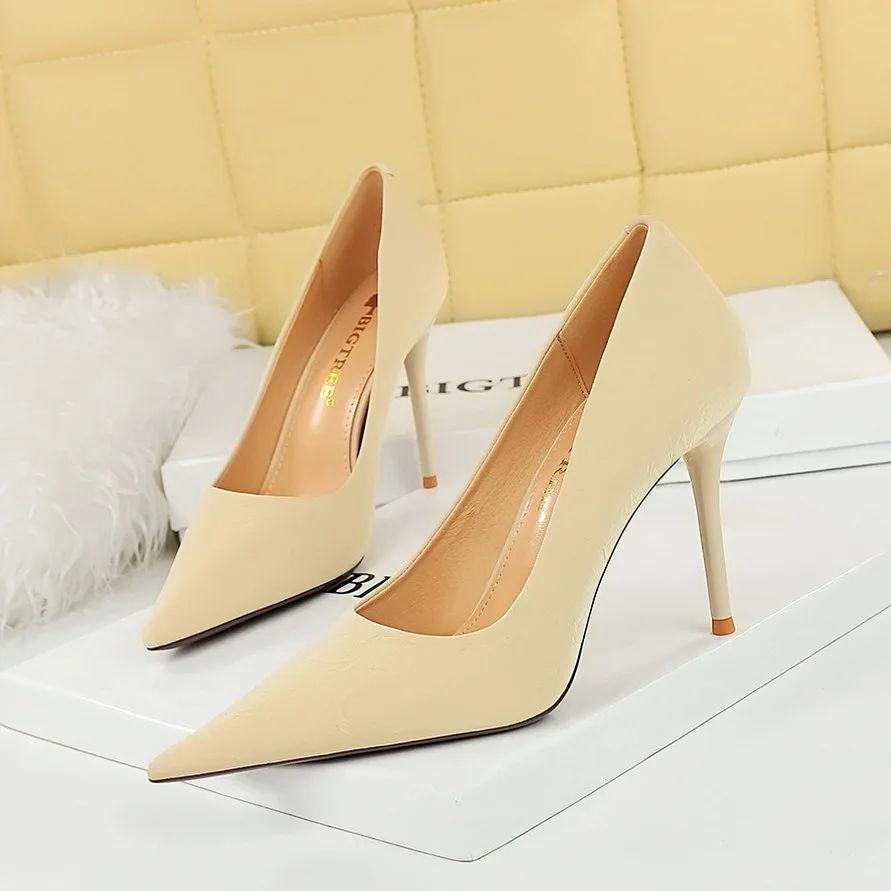 

Wind Women's Thin Super Heels Shallow Mouth Pointed High Heel Single Wedding Shoes Pumps туфли женские Women Pumps женская обувь