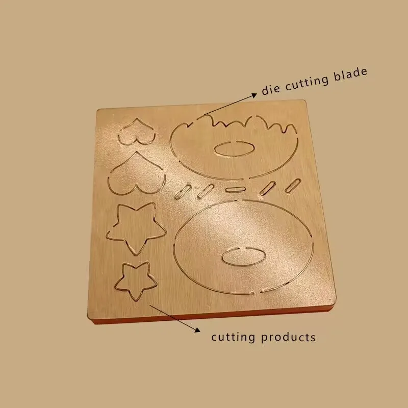 Z41 Elegant 5-inch Bow Wooden Cutting Die, Suitable For Most Machines