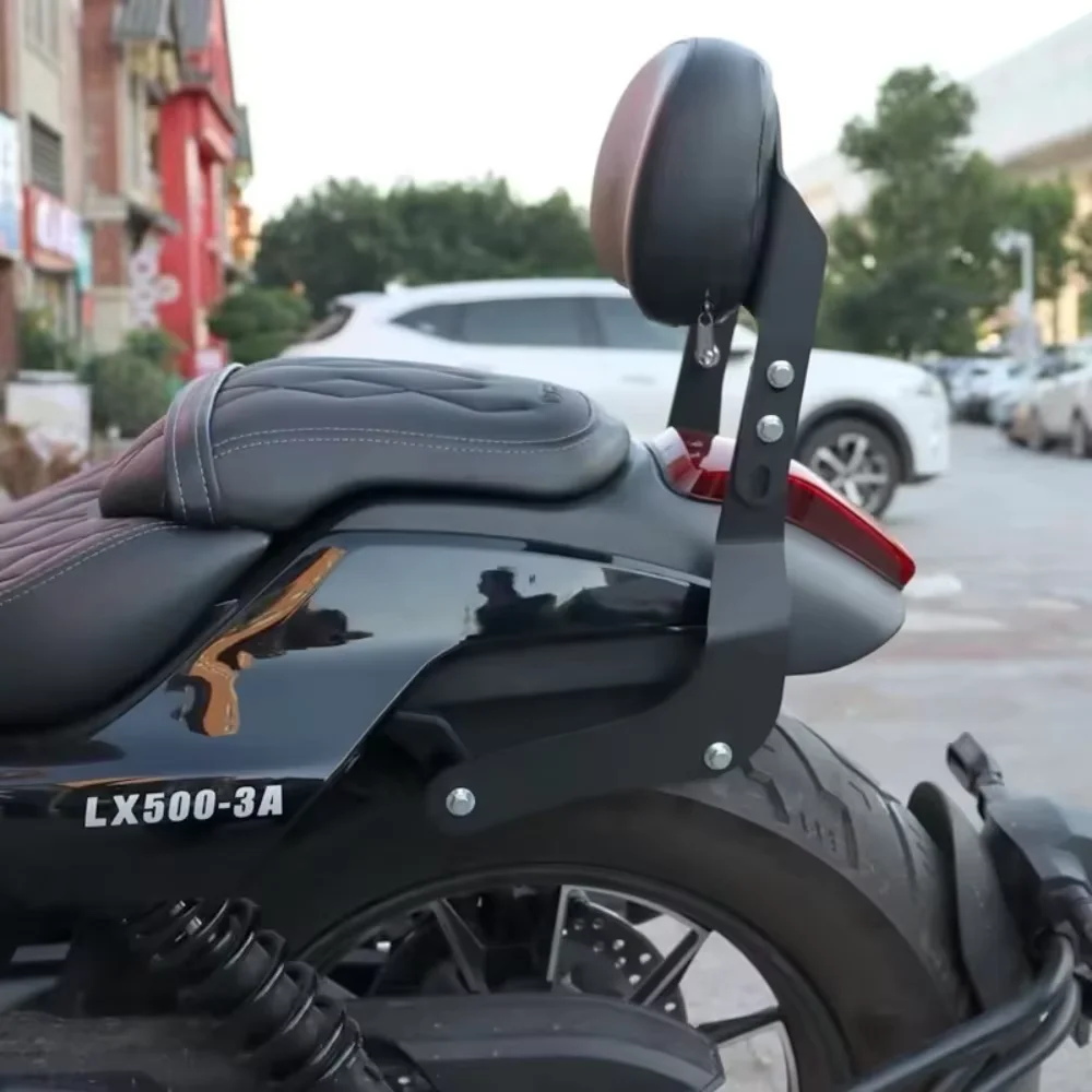 For VOGE CU525 motorcycle modification: folding backrest modification parts.