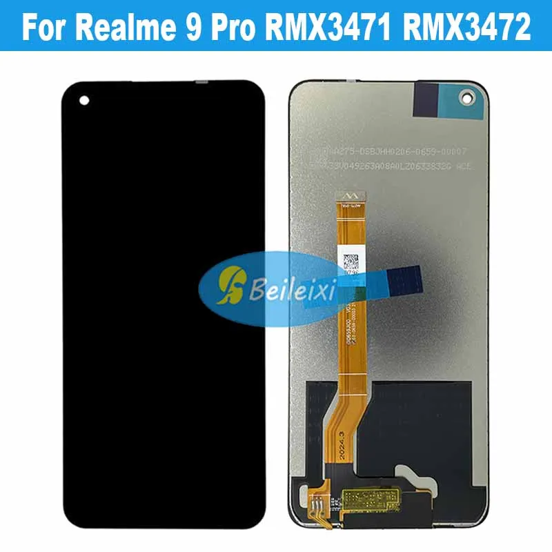 For Realme 9 Pro RMX3471 RMX3472 LCD Display Touch Screen Digitizer Assembly