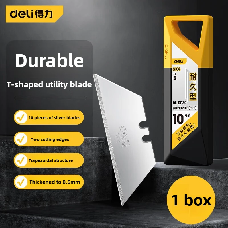 

Deli Plastic Handle Art Knife in Home Series Wallpaper Knife Professional Unboxing and Paper Cutting Solution Sharp and Reliable