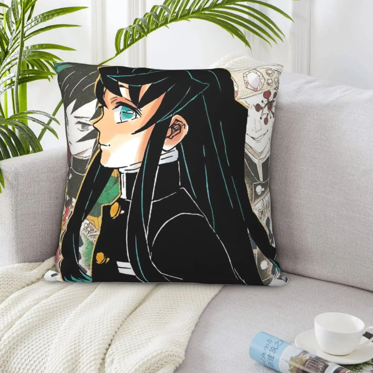 

Muichiro Tokito Cartoon 01938 Decoration Pillows Cover Sofa Cushion Cover Dakimakura Pillow Case Pillow Cover