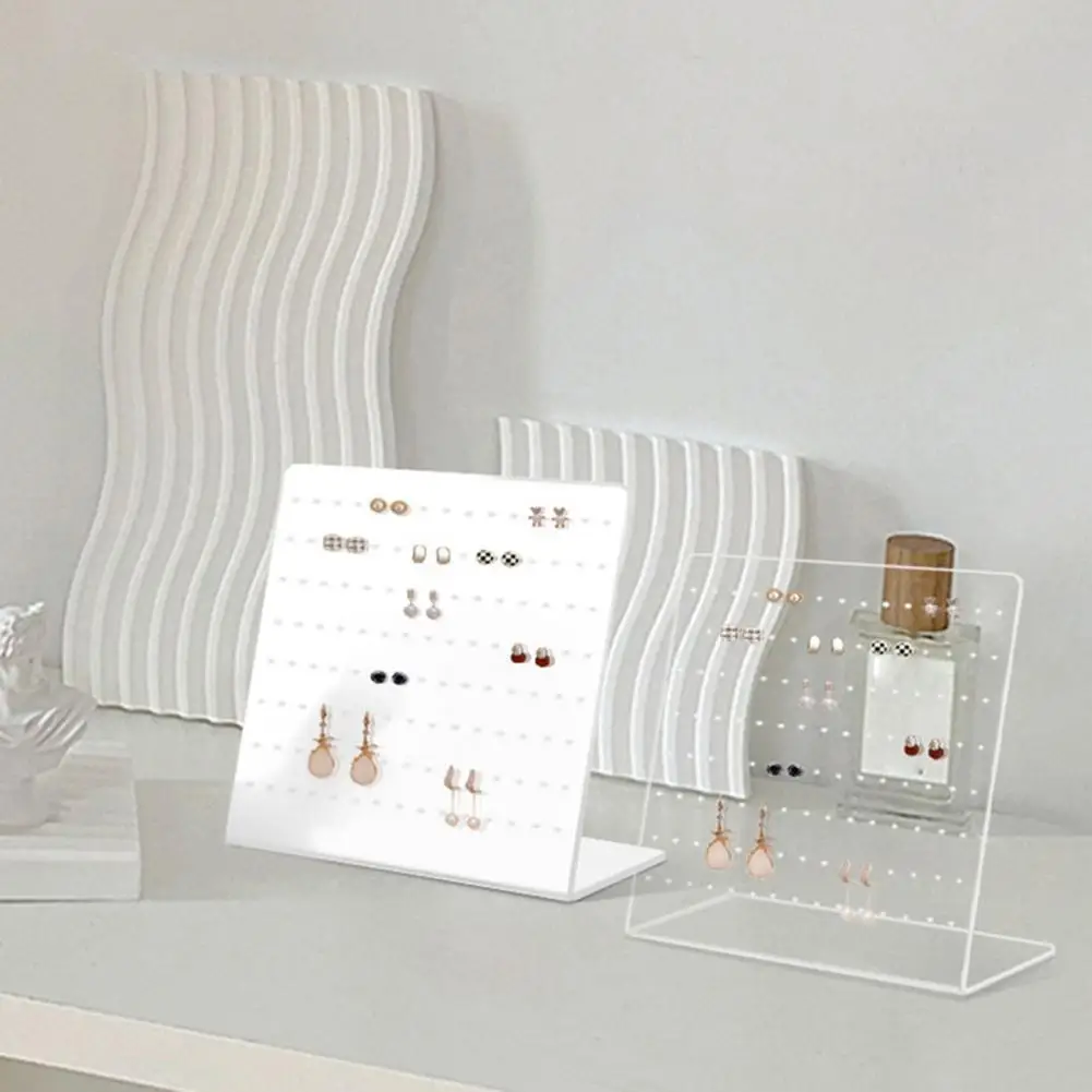 Jewelry Rack Stylish Acrylic Earring Rack Space-saving Jewelry Display for Store Home Space-saving Jewelry Organizer