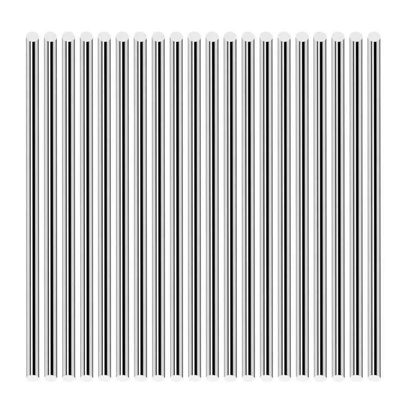 

Набор из 20 круглых прутков из нержавеющей стали, длина 406 мм (16 дюймов), диаметр 3 мм (0,118 дюйма), цельный стержень из нержавеющей стали