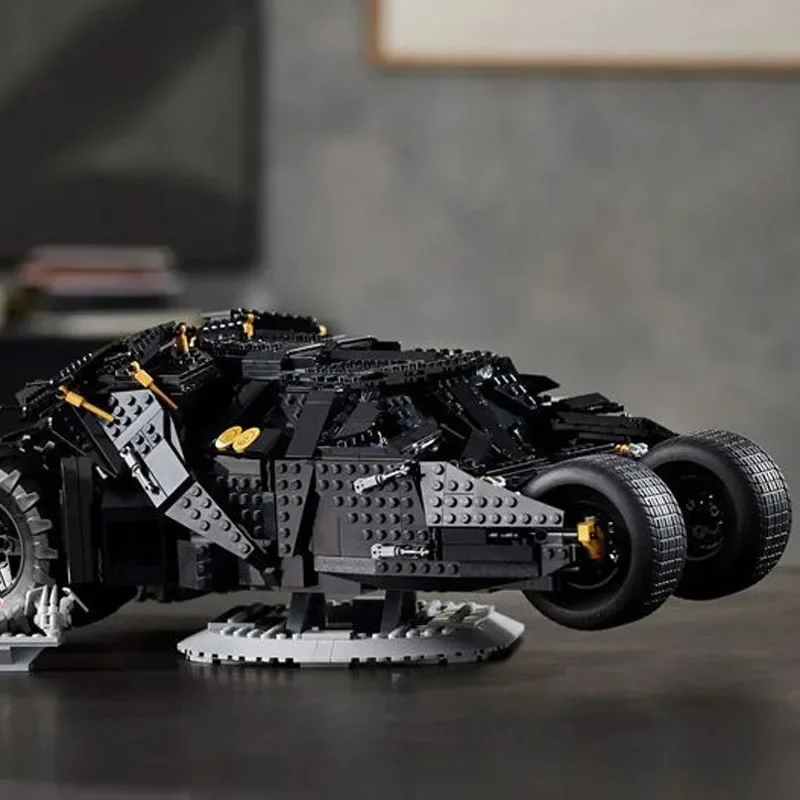 2049 Pellets Bricks The Batmobile Tumbler BatPod Motorcycle Set Model Building Blocks Boys Birthday For Adults Toys Teens Gifts