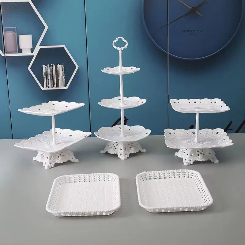 Cake Stand Birthday Cake Rack Display Cupcake Holder Snack Fruit Plate Wedding Party Tray Dessert Table Decoration Kitchen Tools