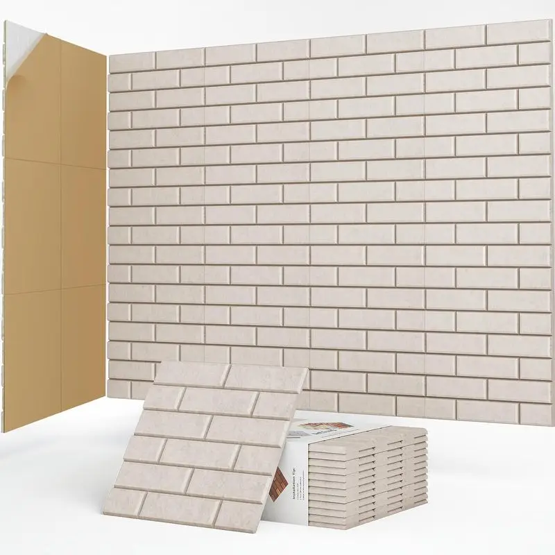 Soundproof Pads Acoustic Wall Panel Sound-absorbing Panels Felt Cork Tiles Bulletin Pin Boards Decoration for Home Office Decor