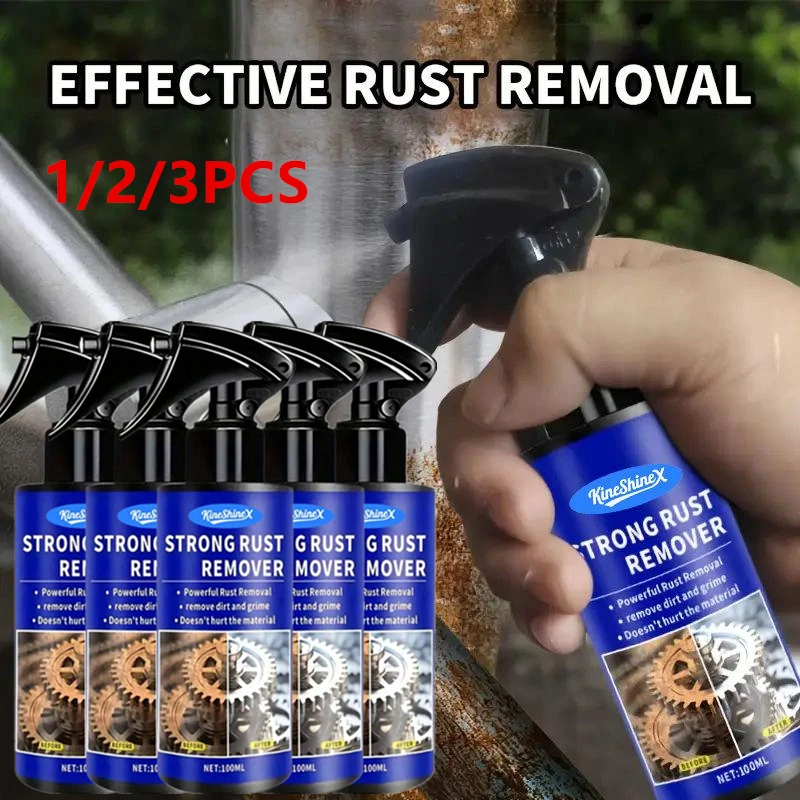 Upgrade All-Purpose Rust Remover Spray - 100ml, Fast-Acting Iron Oxidation Eliminator, Restores Shine, Safe on Various Surfaces