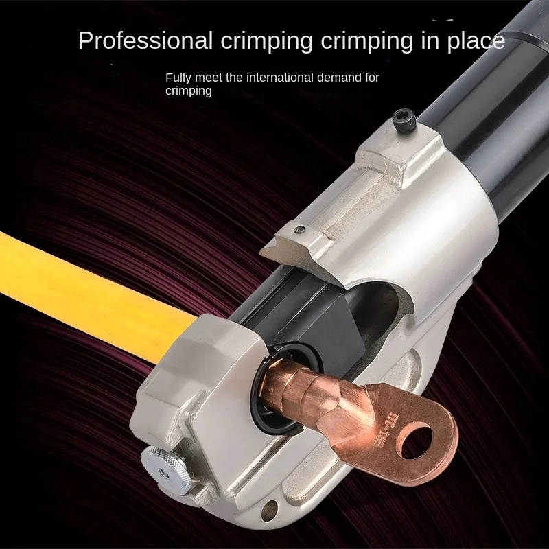 

Cheap1100W portable electric hydraulic pliers lithium battery copper aluminum terminal crimping pliers rechargeable cri
