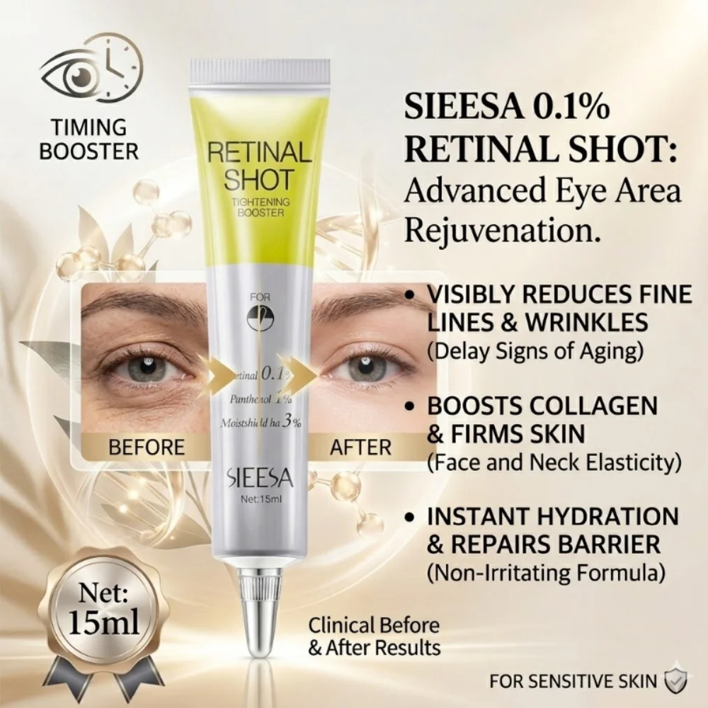 Retinol Cream for Face, Eye & Neck | Collagen Boost Anti-Aging Eye Cream | Instant Wrinkle Remover & Dark Circles Firming Care
