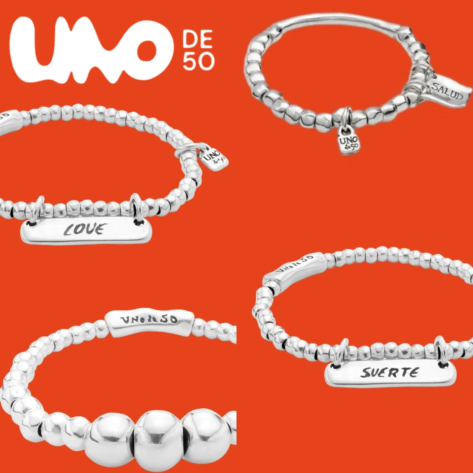 

2025 UNOde50 Statement Bracelet | Silver & Gold Tone Blend | Boost Charm Instantly | Budget-Friendly Luxury