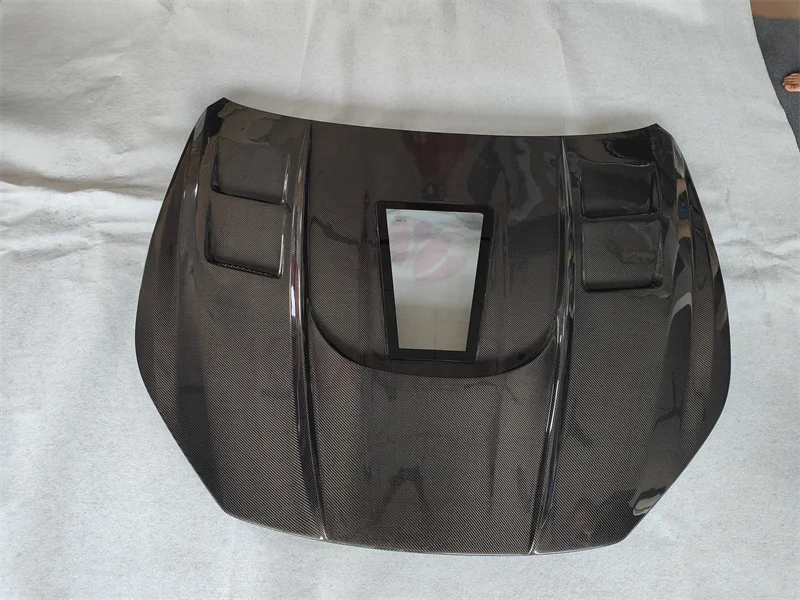 High Quality Genuine Carbon Fiber Translucent Engine Hood for Maserati Quattroporte Body Kit