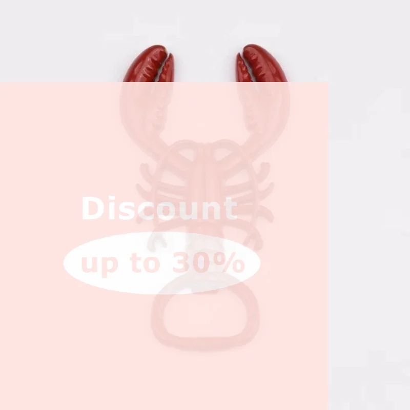 Metal Lobster  Bottle Opener Multifunctional Creative Jar Opener Portable Wine Bottle Remover Summer