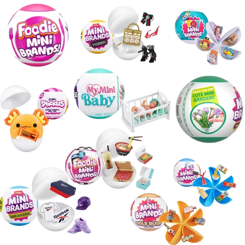 סופרמרקט zuru החדש מיני חמש פעמים הפתעה פירוק מוסיקה מיניאטורי קישוט צעצועים תחביבים מתנות חג לילדים