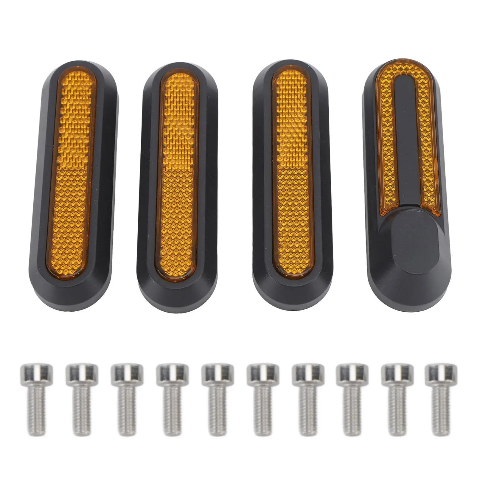 for pro2 Electric Scooter Front & Rear Reflectors with Mounting Screws -  Reflective Strips