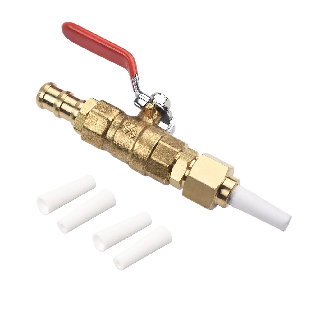 Brass Valve Sandblasting Kit Adapter Sandblasting Tool Nozzle Assembly Long Life Components Manual Sand for blaster