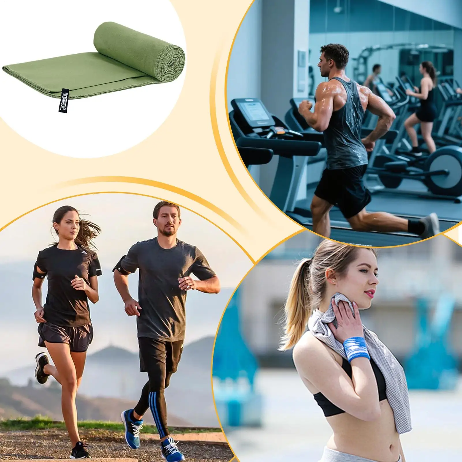 

Быстросохнущее полотенце, дорожное полотенце, быстросохнущее, легкое, супервпитывающее, мягкое, для ванны для душа, фитнеса, тренировок, альпинизма