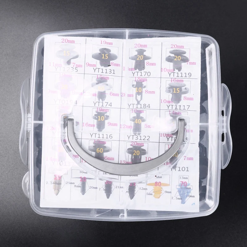 1950 Pcs Plastic Car Fender Retainer Different Fasteners Clip Moulding