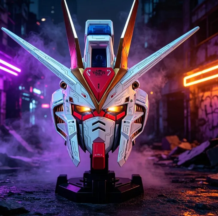 Cartoon Seed Freedom Anime Figur Strike Freedom Spielzeug BN Head Sammlerfigur Deko Geburtstagsgeschenk