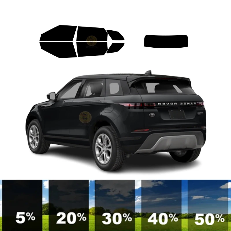 

precut Removable Window Tint Film For Car 100% UVR Heat Insulation Carbon ﻿For LAND ROVER RANGE ROVER EVOQUE 4 DR SUV 2020-2023