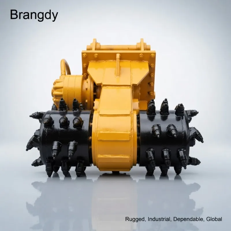 

Generic Heavy Duty Hydraulic Drum Cutter Milling Head For Excavator Rock Concrete Asphalt Grinding Attachment High Efficiency Tr