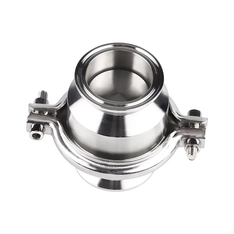 304 Stainless Steel Sanitary Tri Clamp Check Valve Non Negative Pressure Inline One Way Valve For Water Pipe System