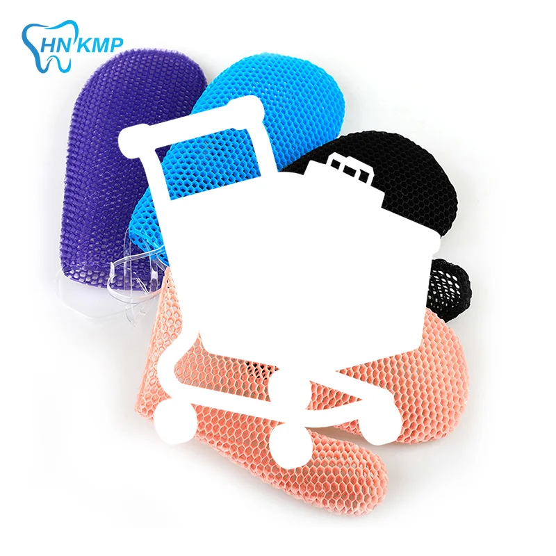 قفاز دش مقشر مع نسج على شكل قرص العسل الملون ومواد مضادة للبكتيريا عالية المرونة من مادة TPU لطيفة وآمنة ومتينة #1