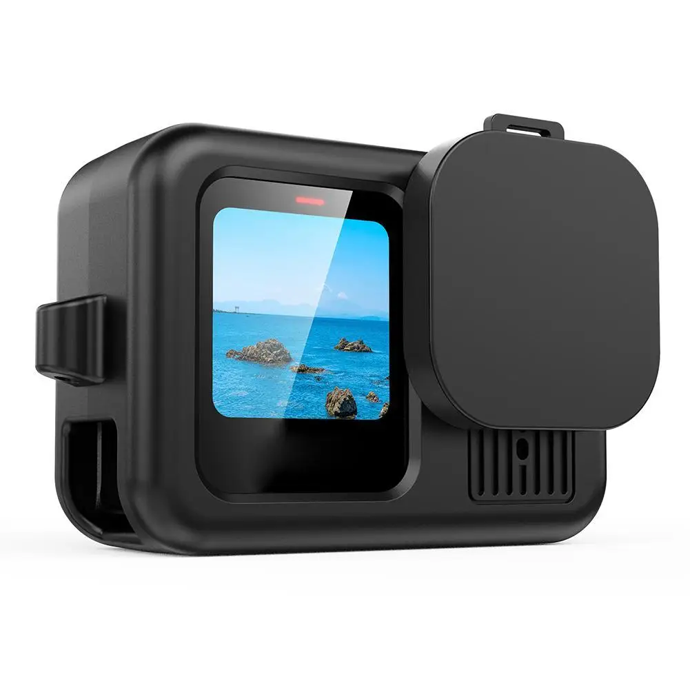 For 13 Protective Kit Lens Screen Protector Anti Drop Silicone Camera Protective Case Cover With Rope for GOPRO 3