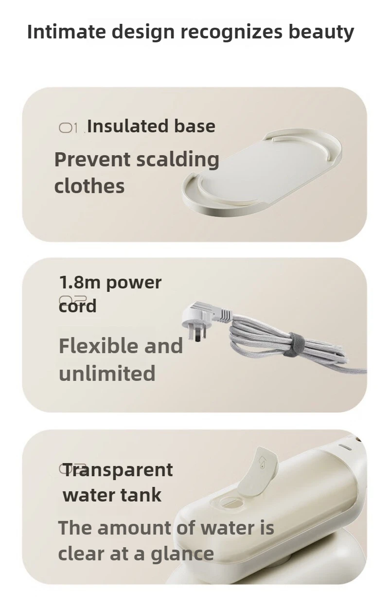 220 فولت معلقة الحديد البخار المنزلية باليد مكوّاة السفر المحمولة الصغيرة الحديد البخار الحديد الملابس البواخر الملابس