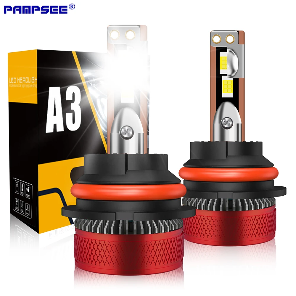 

2 шт. 6500K H7 H4 H11 Светодиодная лампа 2 медная трубки H7 H16JP H8 H9 H1 HB3 9005 HB4 9006 9V-36V 60000LM Светодиодная лампа для фар A3