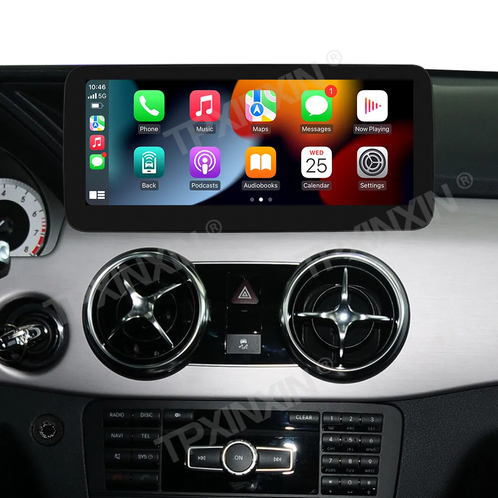 

Dual System 12.3 Inch Car Radio Linux For Mercedes Benz GLK 2013-2015 Multimedia Player GPS Navi Android Auto CarPlay Head Unit