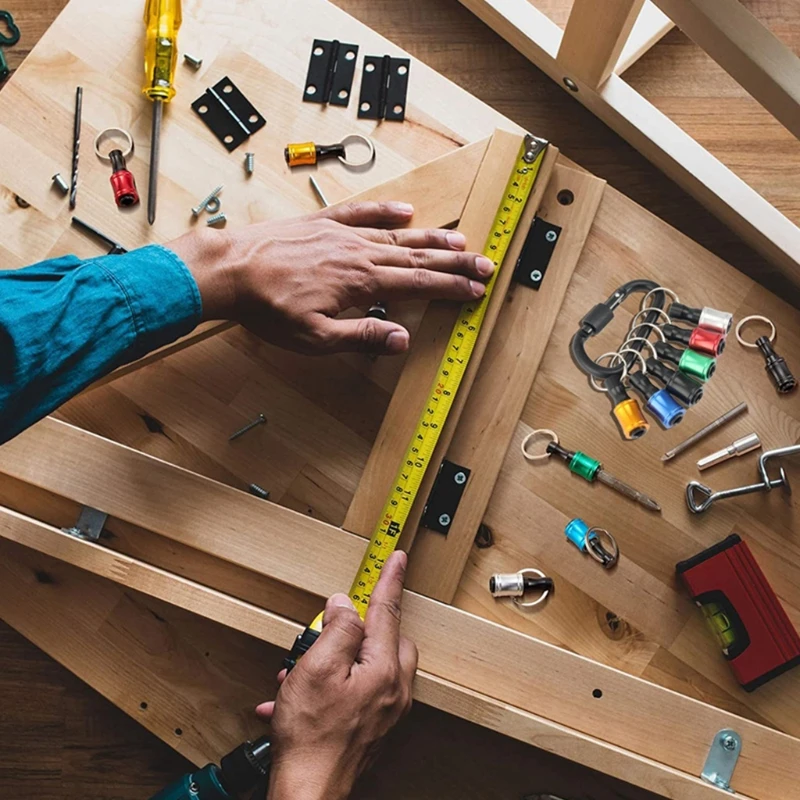 K1KA 1/4 Inch Shank Keychain Extension Bar Screwdriver Bits Holder Socket Adapter